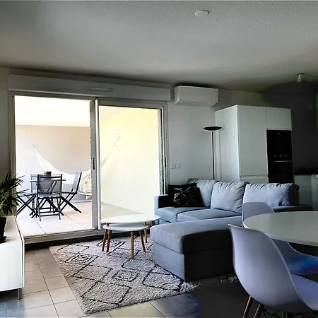 2p Port Terrasse Parking Apartament Fréjus